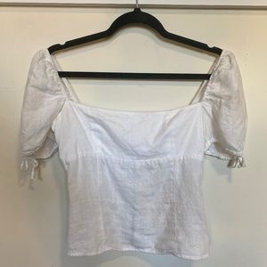 Reformation Linen Blouse